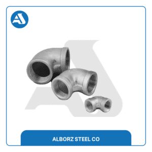 زانو دنده ای 90 درجه ˚90 Elbow Threaded از سایز ۱/۸ اینچ تا سایز 4 اینچ آلیاژ استنلس استیل 304 و 316 کاربرد در صنایع نفت و گاز و پتروشیمی